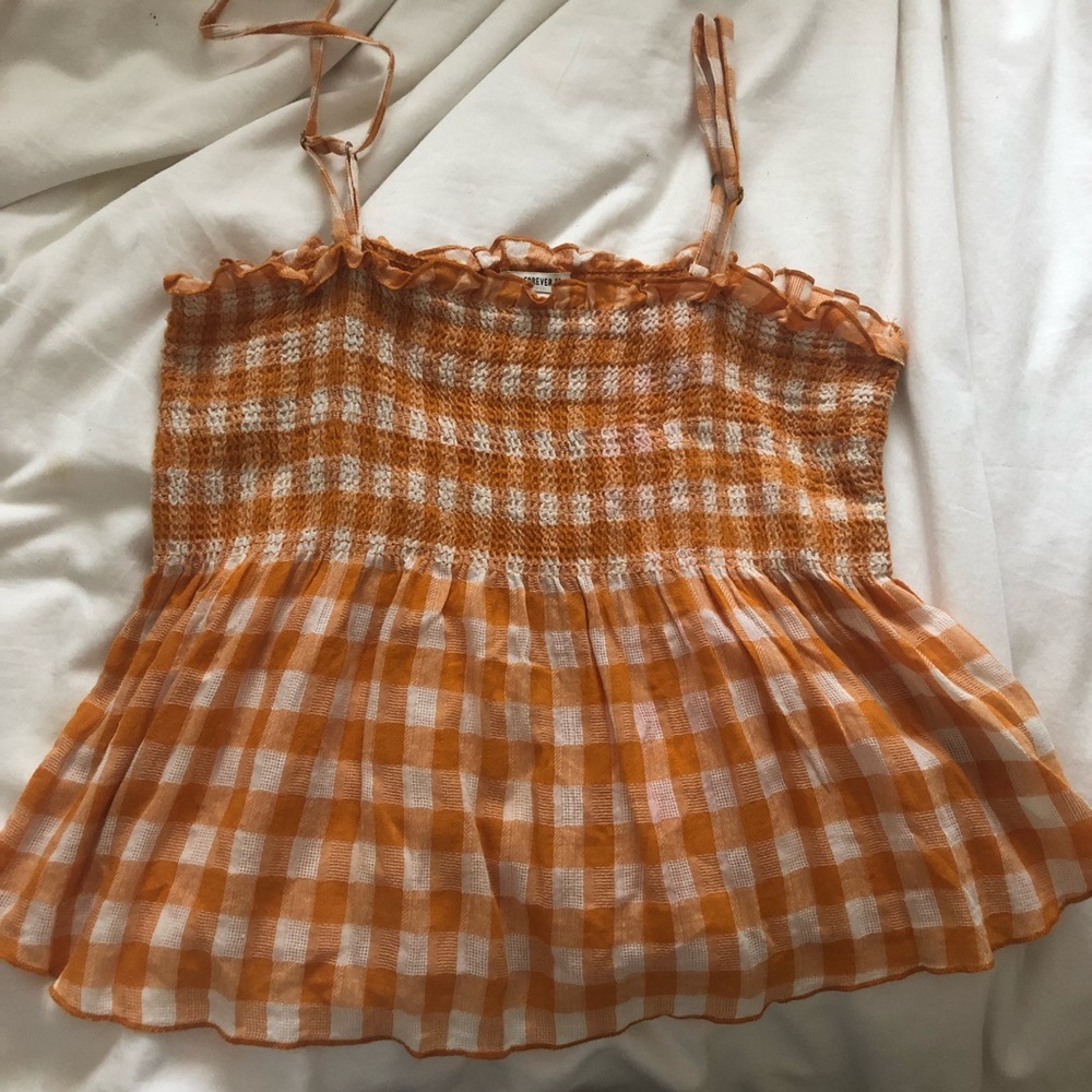 Forever 21 smocked shirt